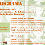 Celebração do Dia Internacional da Tolerância Zero contra a Mutilação Genital Feminina