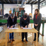 Cerimónia de assinatura de protocolo de cooperação entre a CIG e o Município de São João da Madeira (17 jan., São João da Madeira)