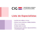 Atualizada Lista de Especialistas da CIG