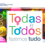 fundo de bolas coloridas. projeto todas e todos fazemos tudo