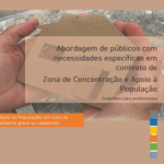 Imagem da capa das guidelines - mãos a segurar tela sob o título