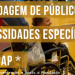 abordagem de públicos com necessidades específicas em ZCAP sobre imagem em que se destaca mulher em cadeira de rodas