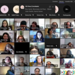 Imagem de reunião online