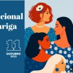 Imagem alusiva ao dia comemorativo com mulheres de várias etnias desenhadas