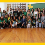 Foto de família da equipa das Novas Lideranças