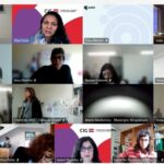 Imagem dos participantes na formação online