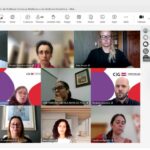 Imagem dos participantes na formação online