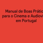 Manual de Boas Práticas para o Cinema e Audiovisual em Portugal, fundo vermelha